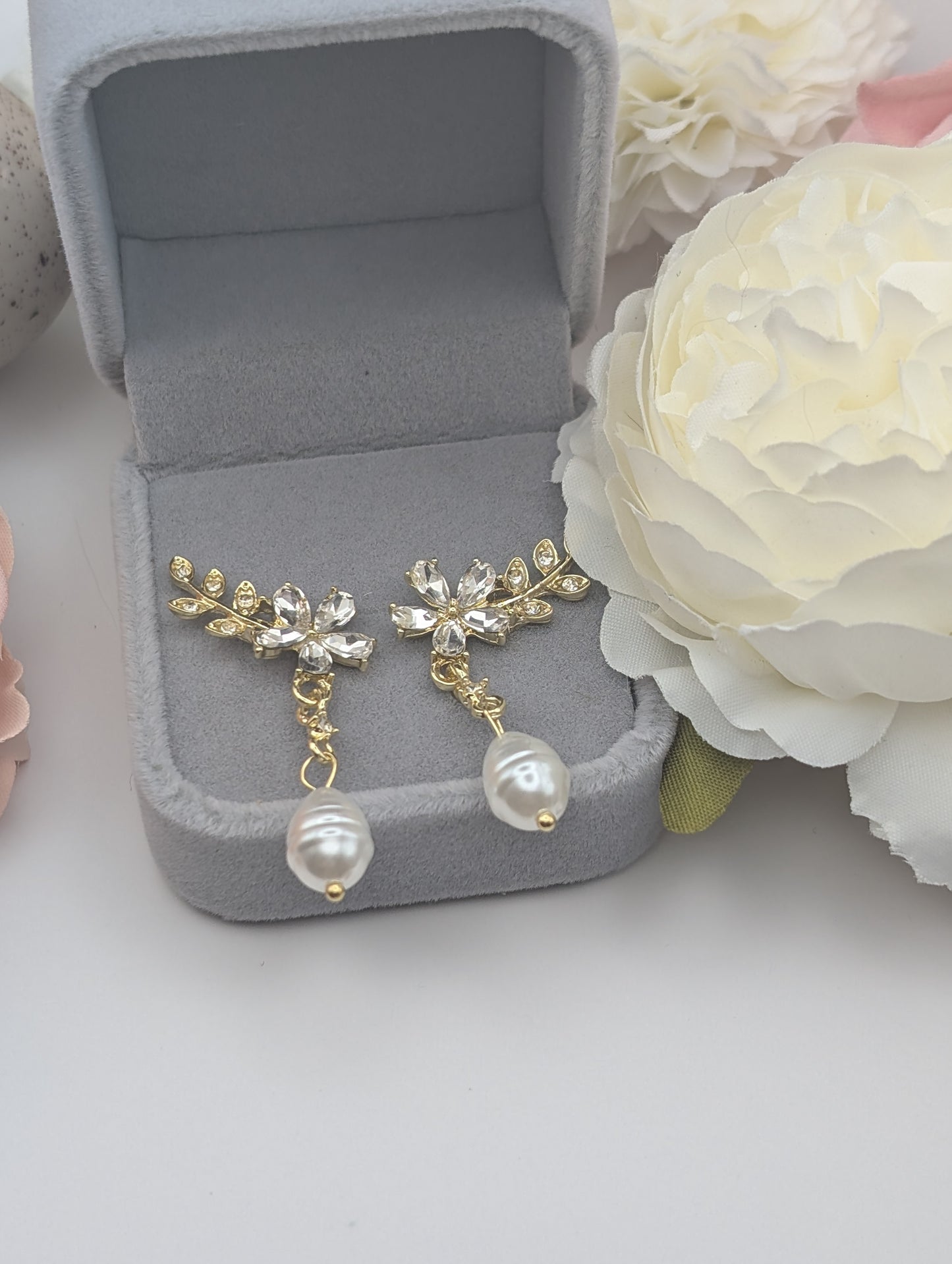 Morning Dew Climber Earrings