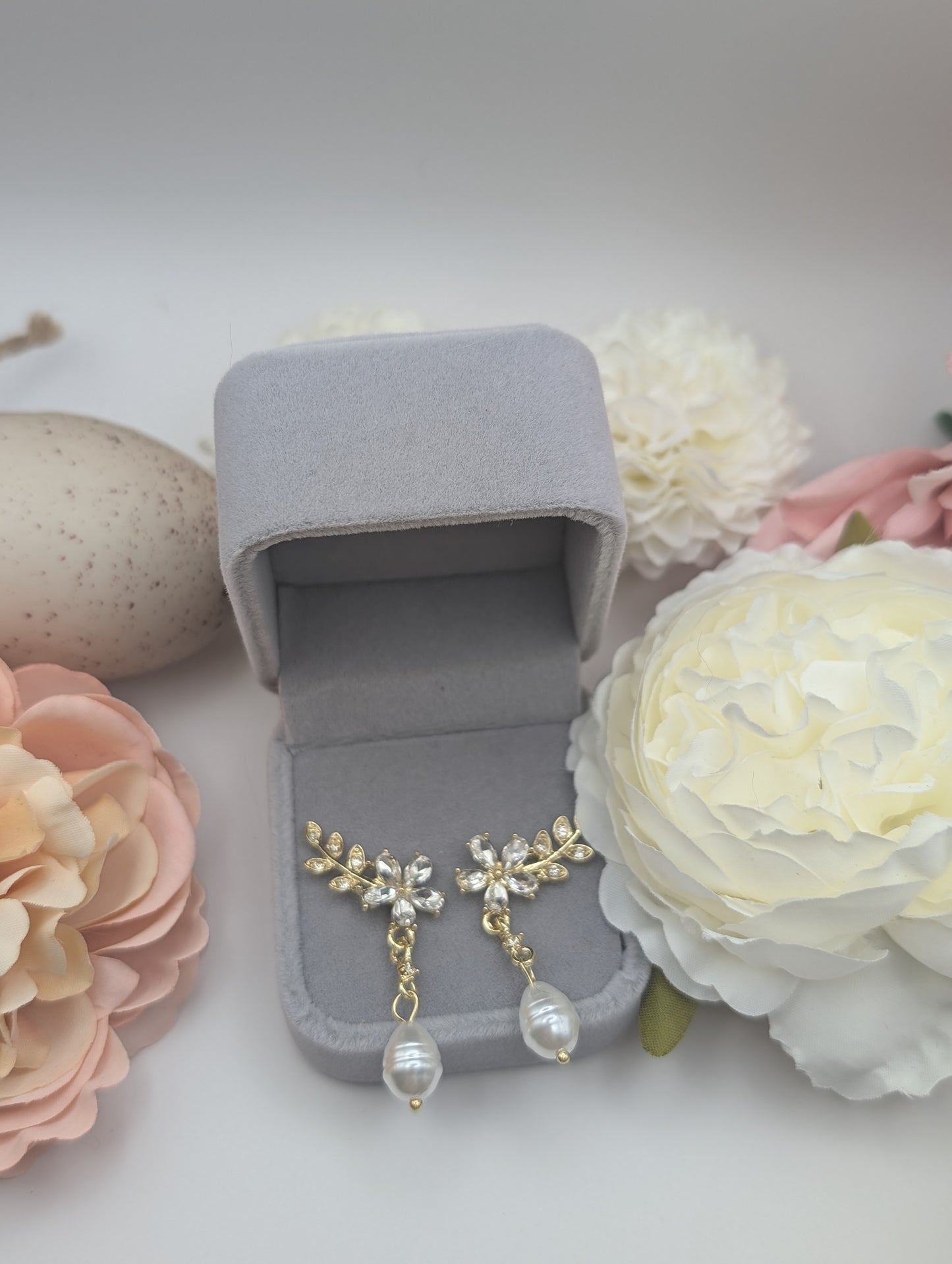Morning Dew Climber Earrings