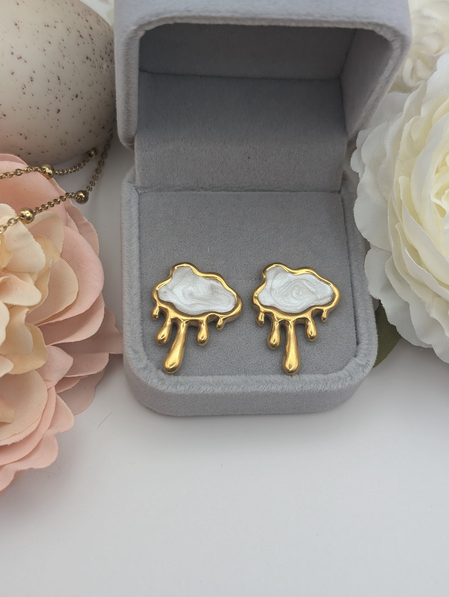 Silver Lining Stud Earrings