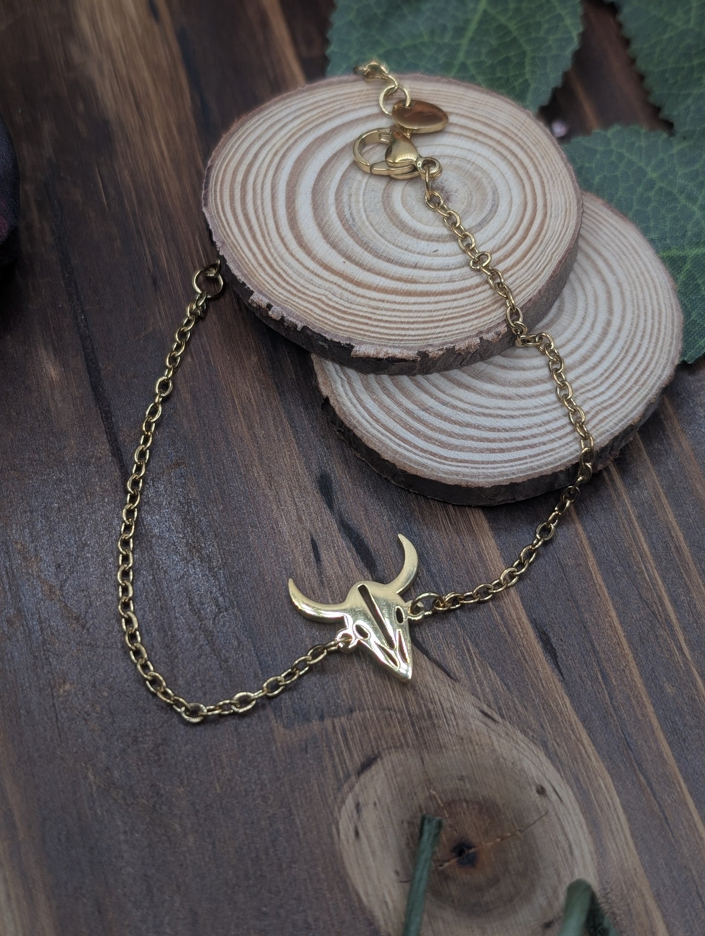 Longhorn Bracelet Gold