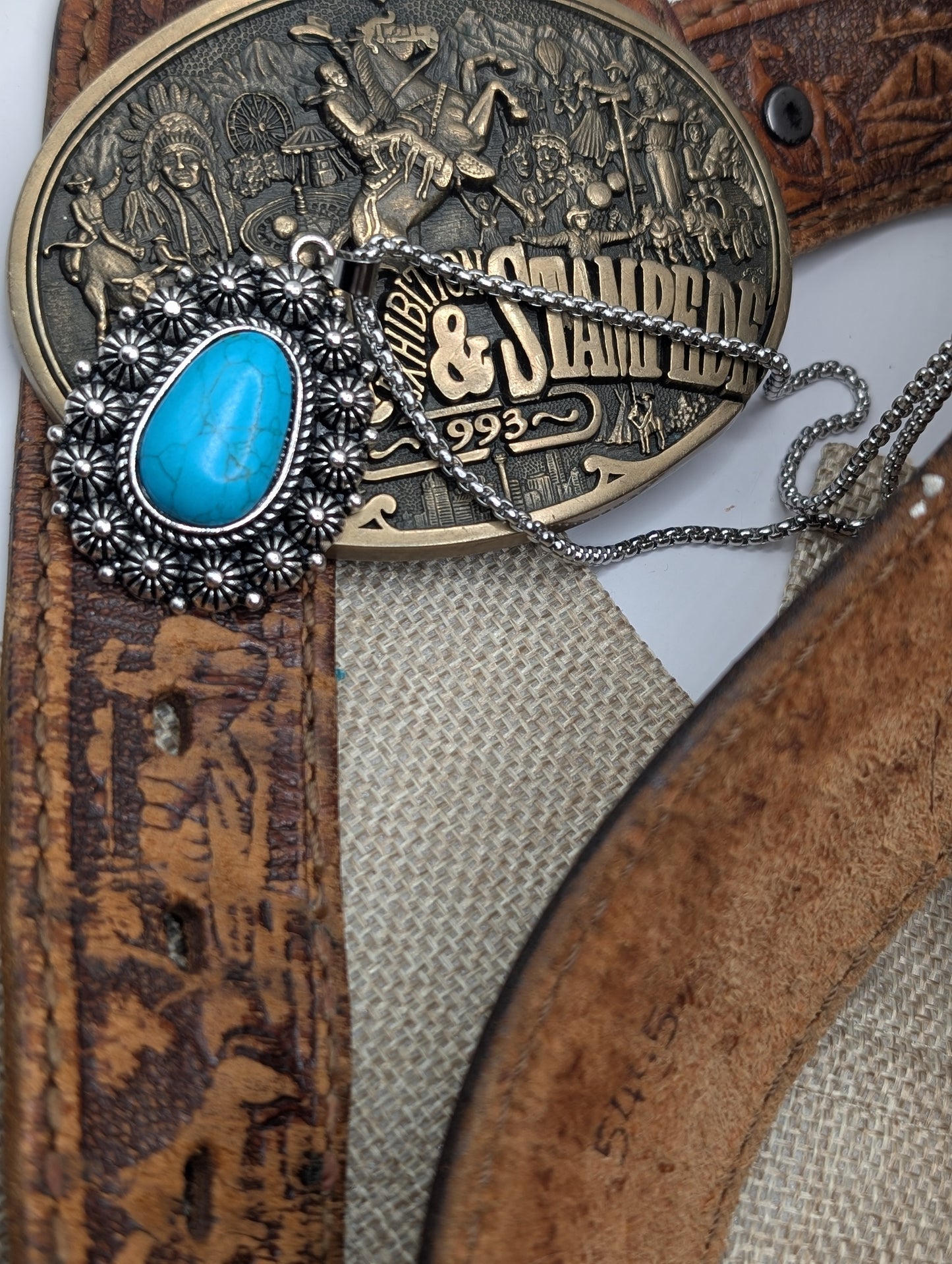 Turquoise Teardrop Necklace