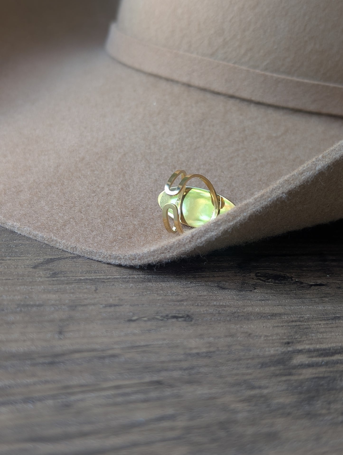Gold Turquoise Ring