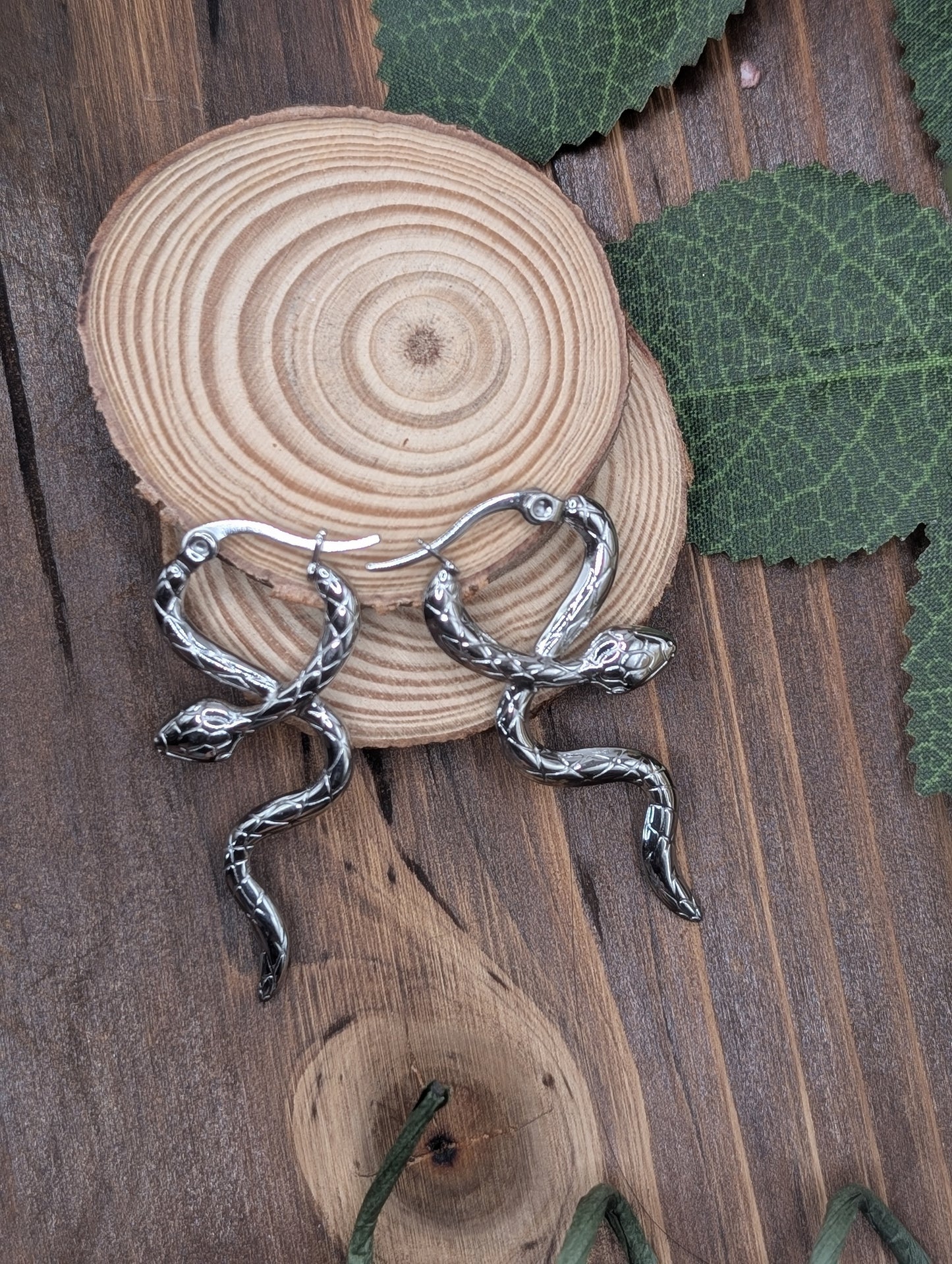 Slither drop earrings