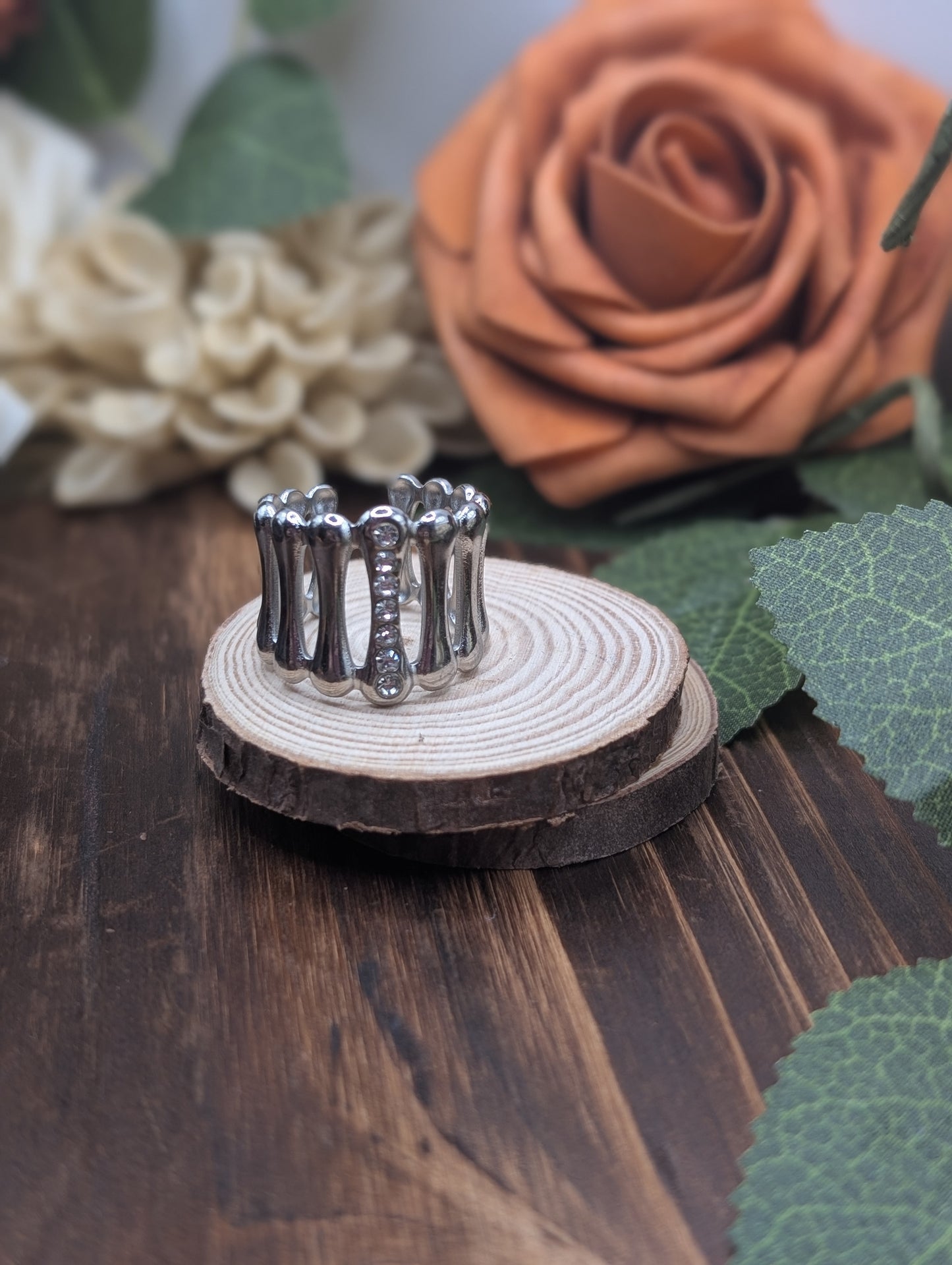 Bonecarver Silver ring