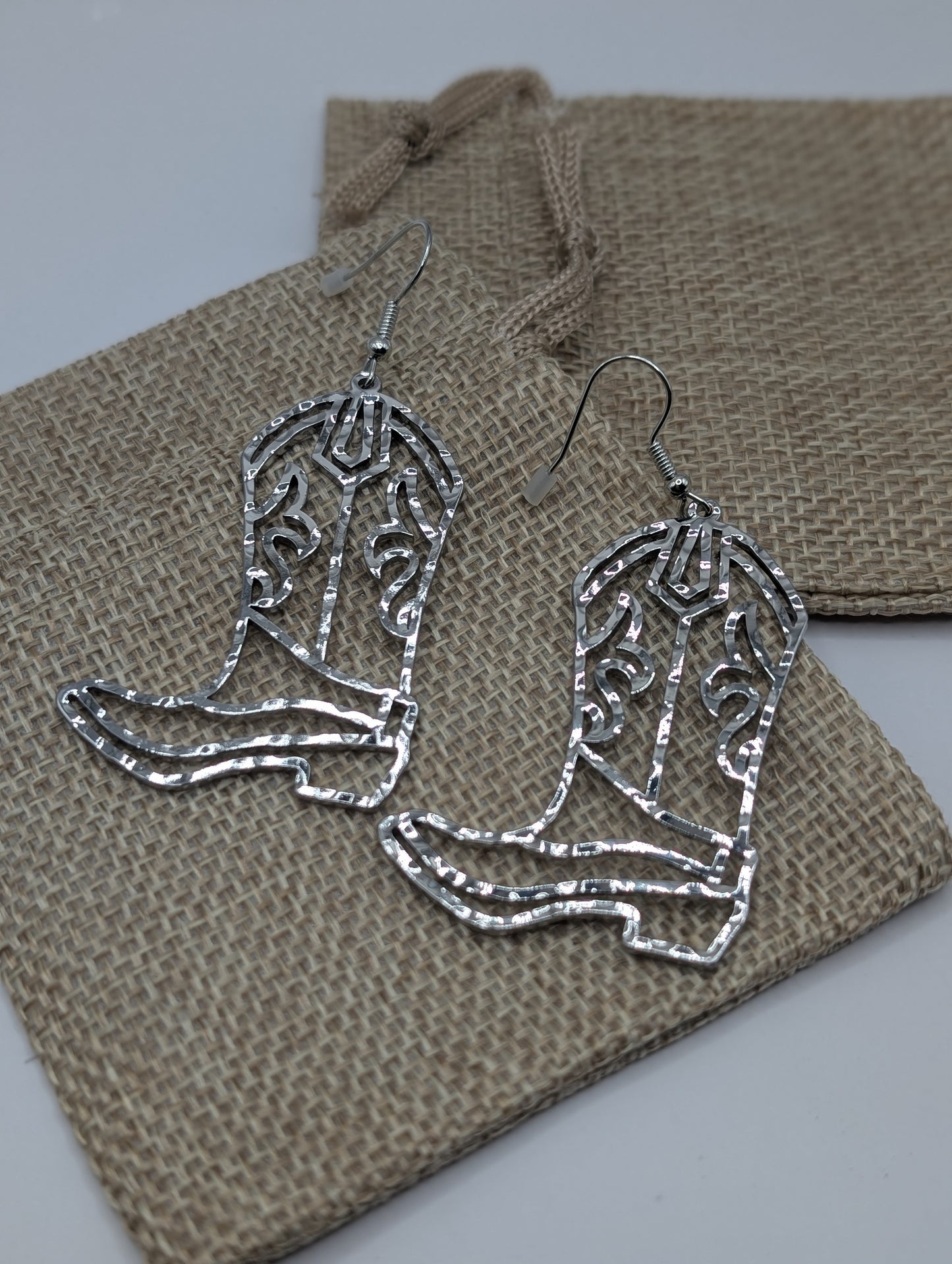 These Boots drop earrings