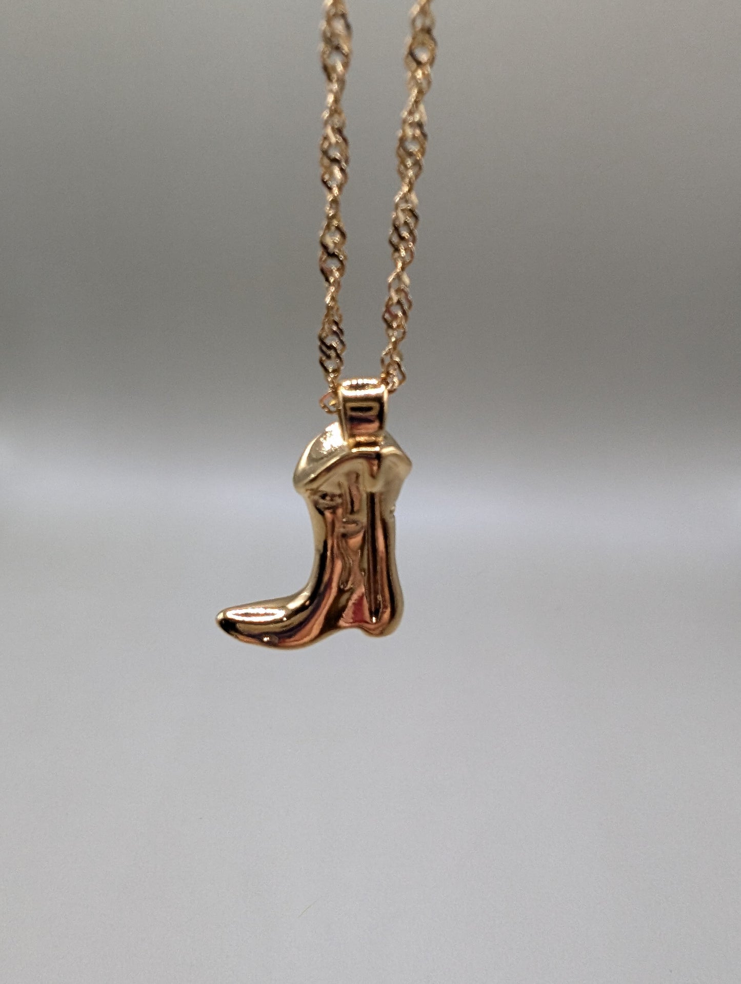 Broadway Boot Necklace