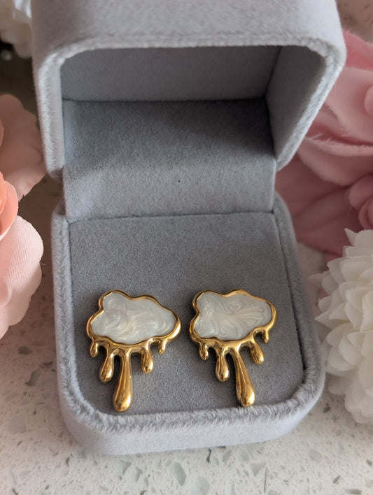 Silver Lining Stud Earrings