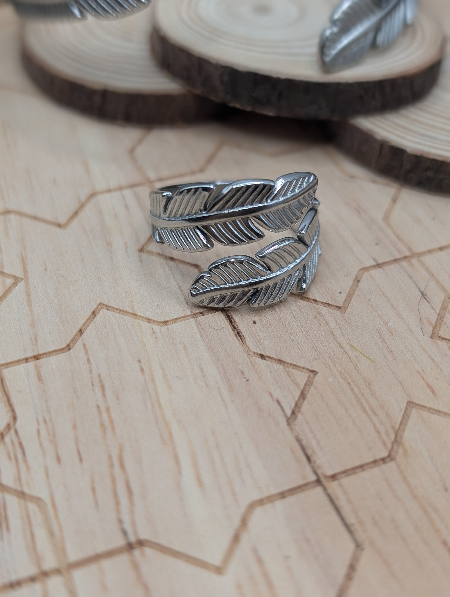 Silver Thrasher Adjustable Wrap Ring