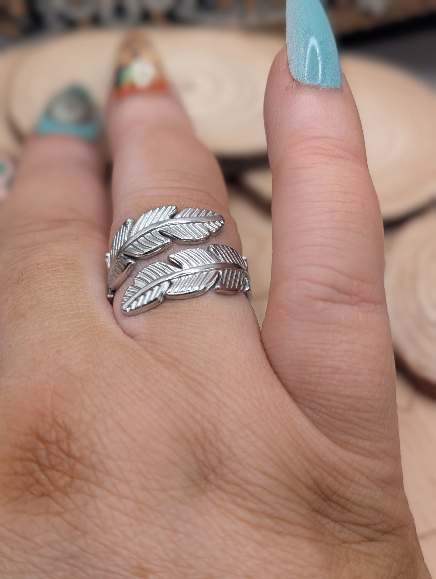 Silver Thrasher Adjustable Wrap Ring