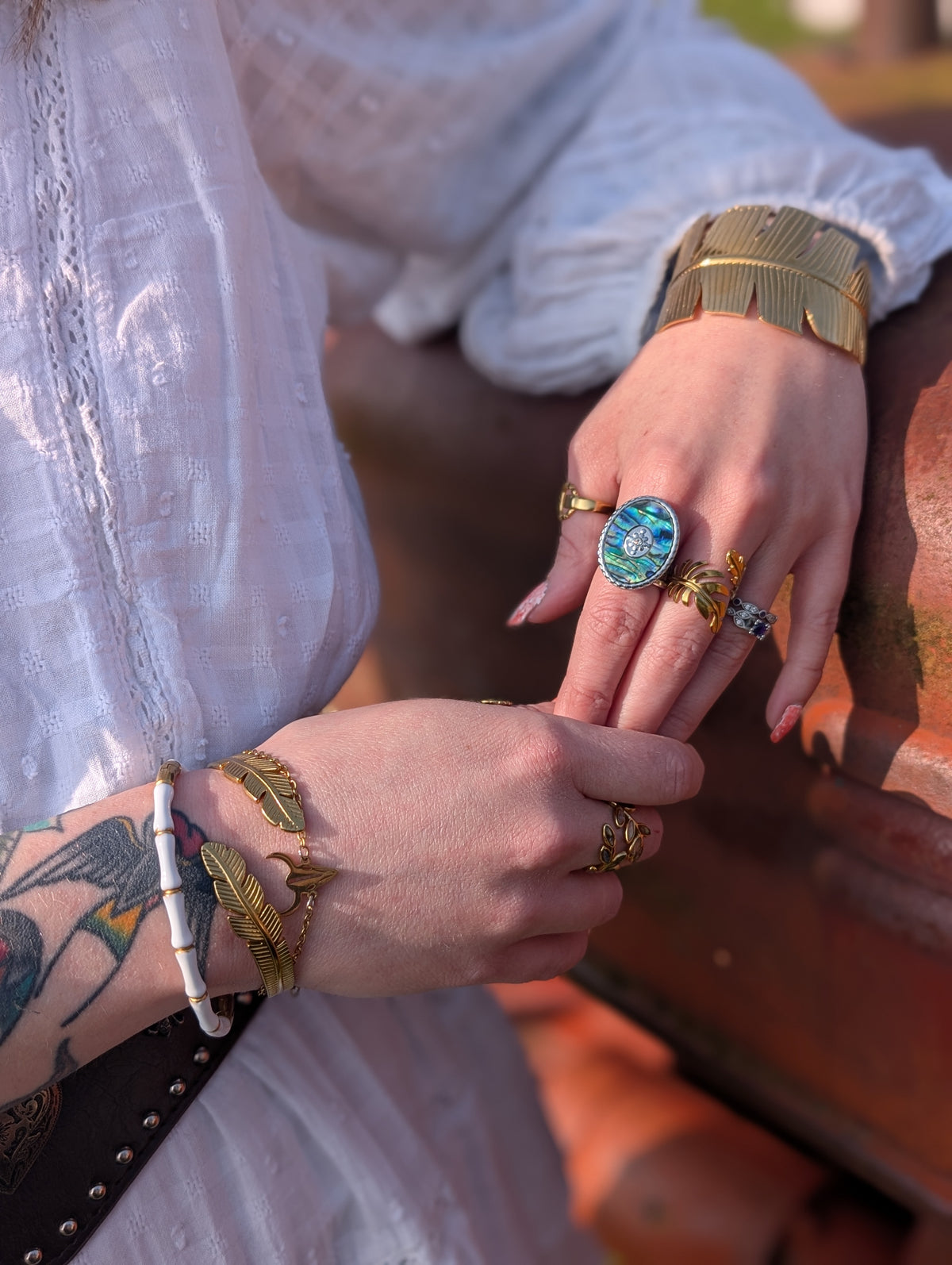 Large Feather cuff