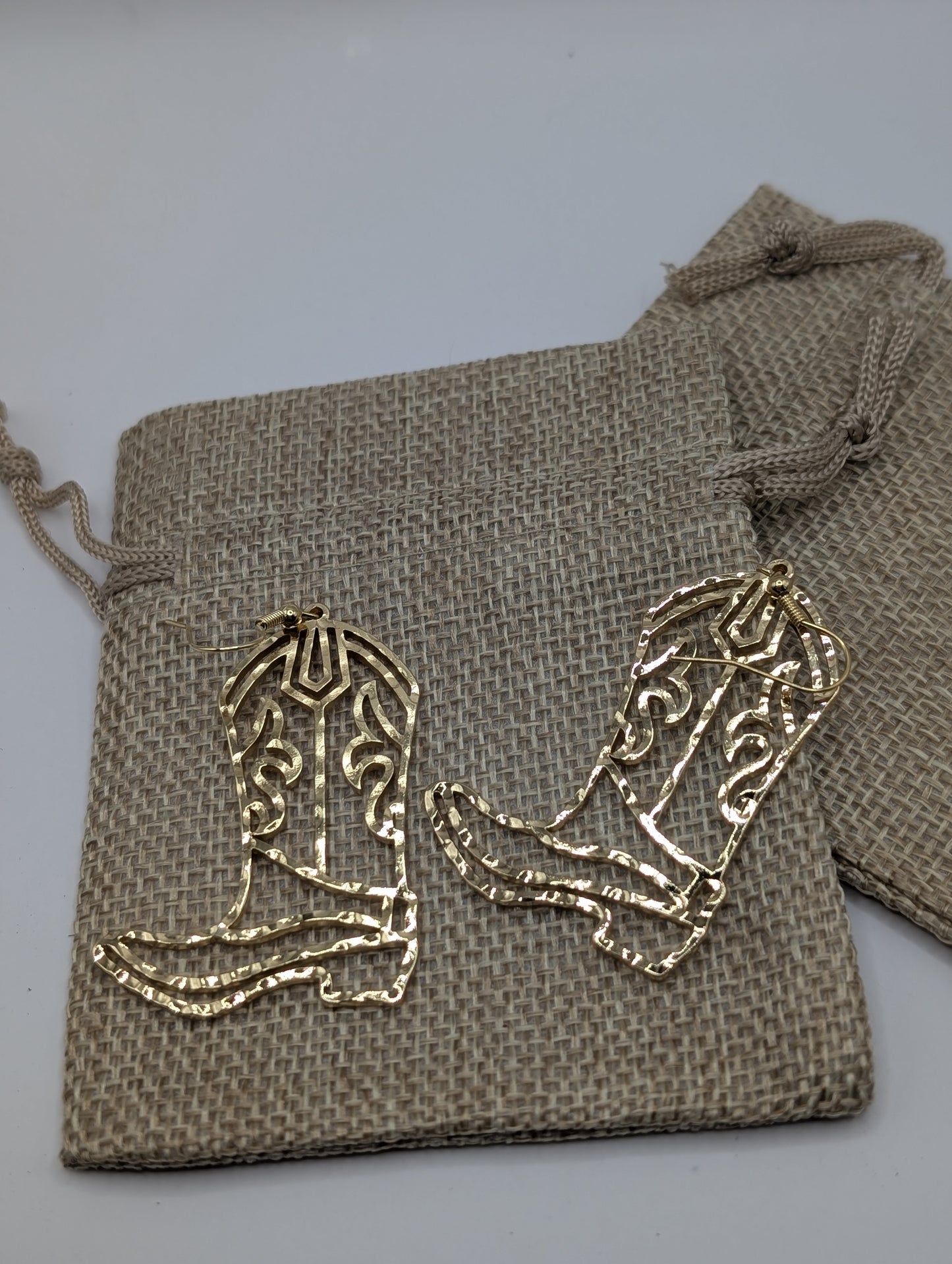 These Boots drop earrings