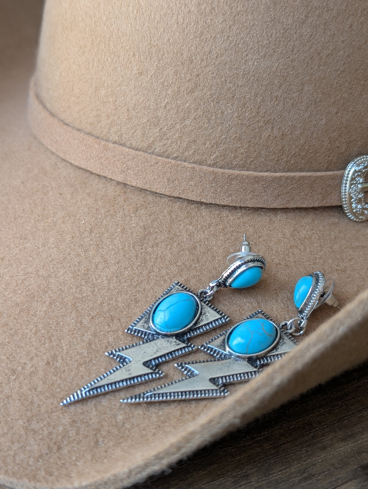 Turquoise Bolt Earrings