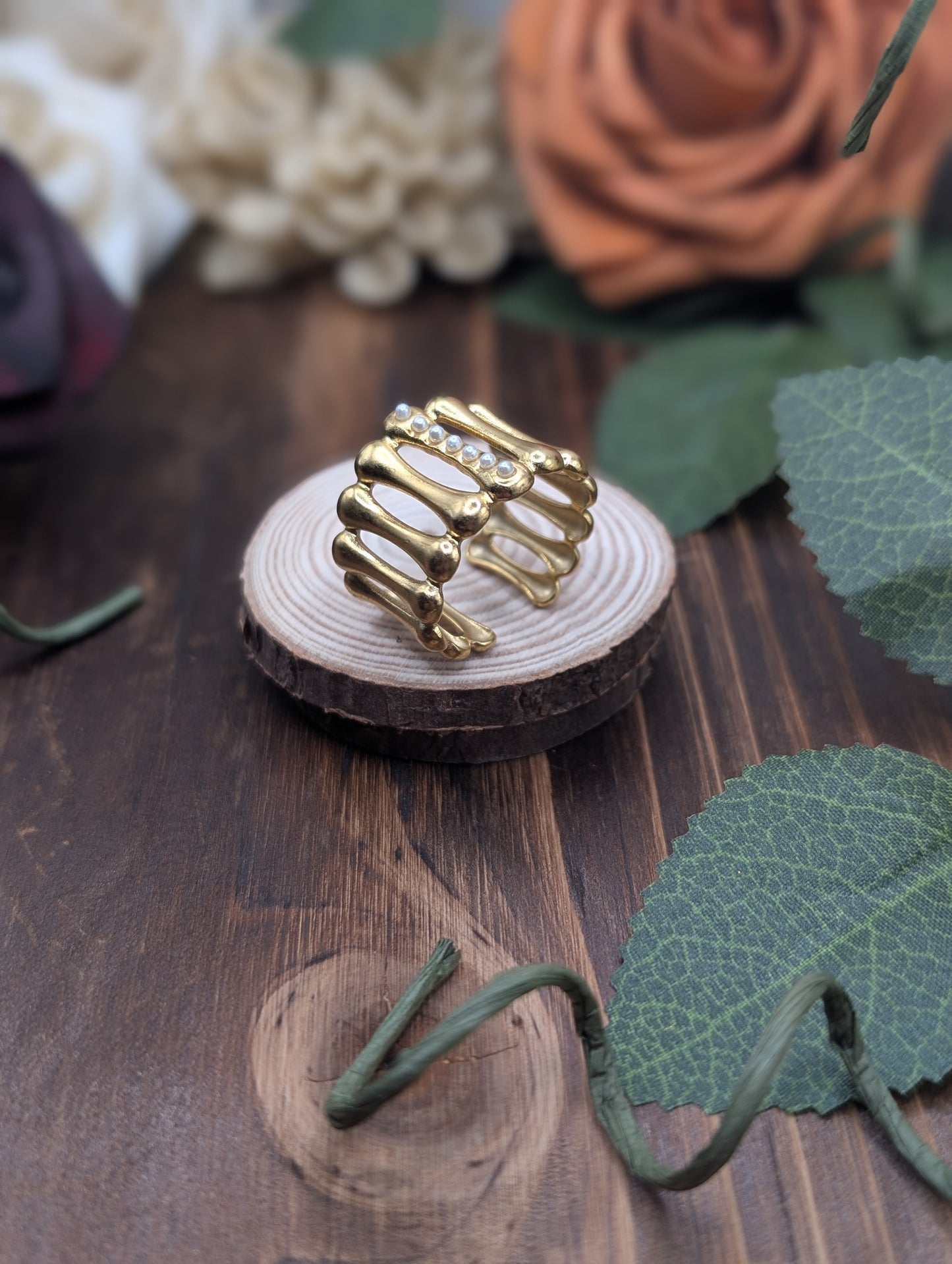 Bonecarver Gold Ring