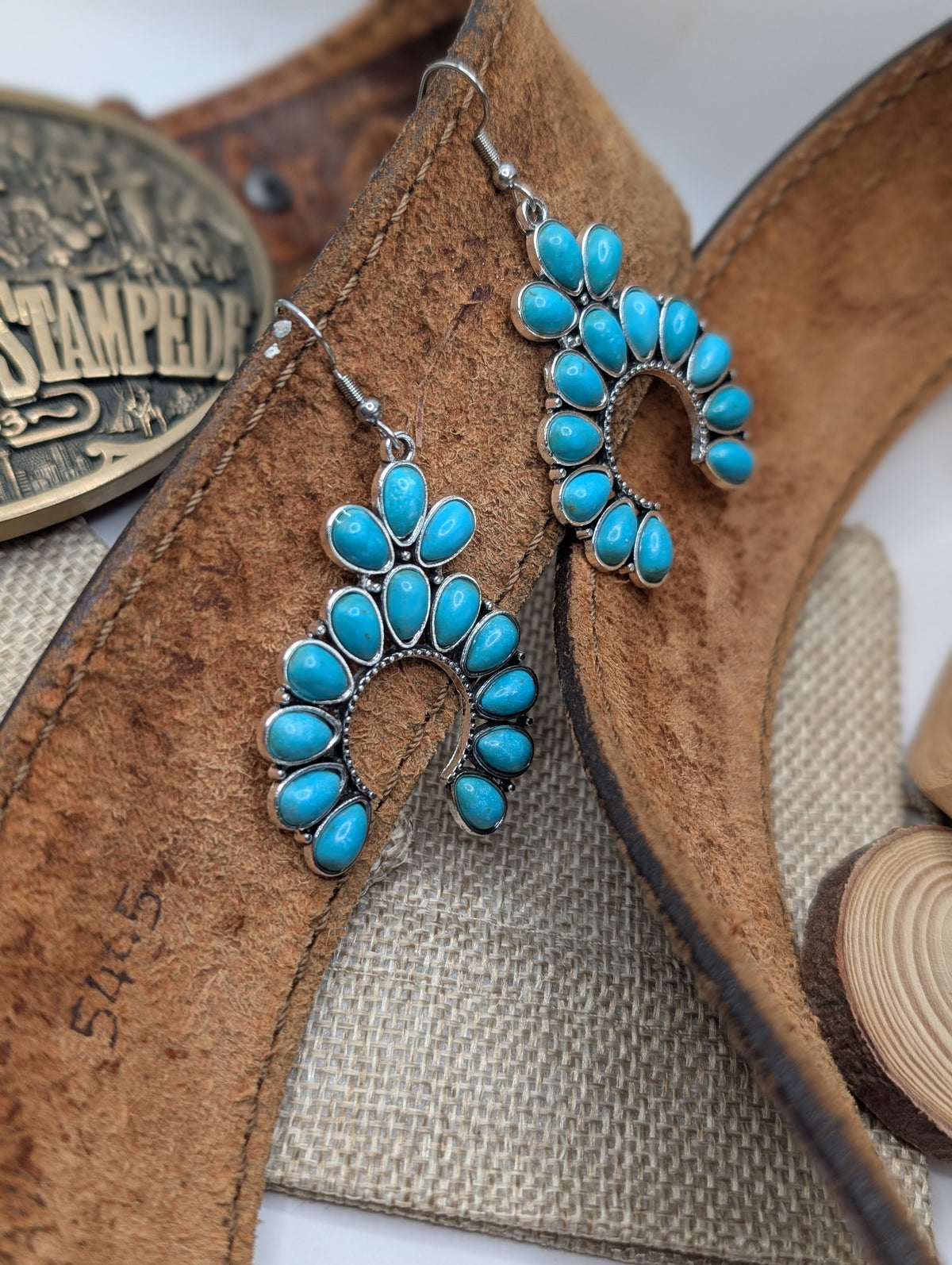 Turquoise Naja Earrings