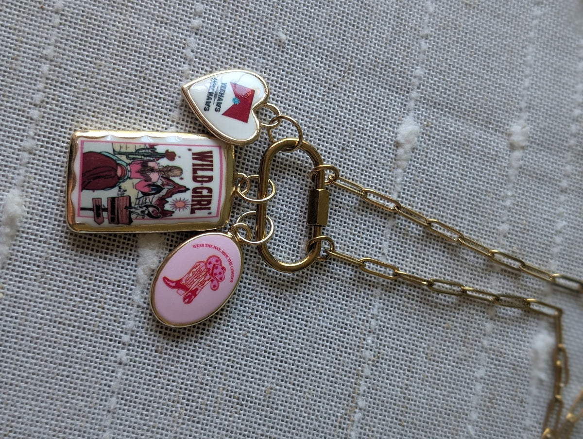 Cowboy Killa charm necklace