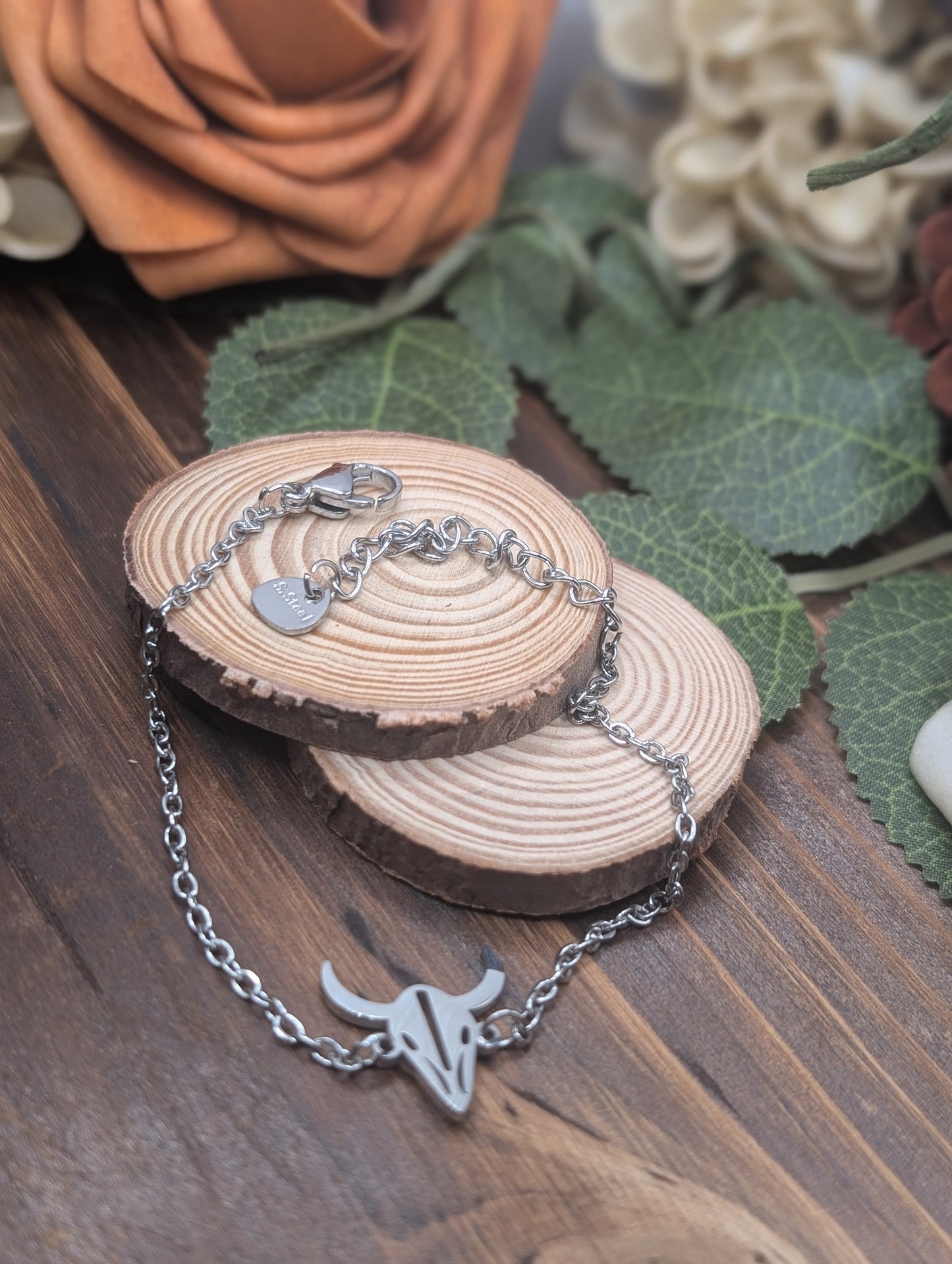 Longhorn Bracelet Silver