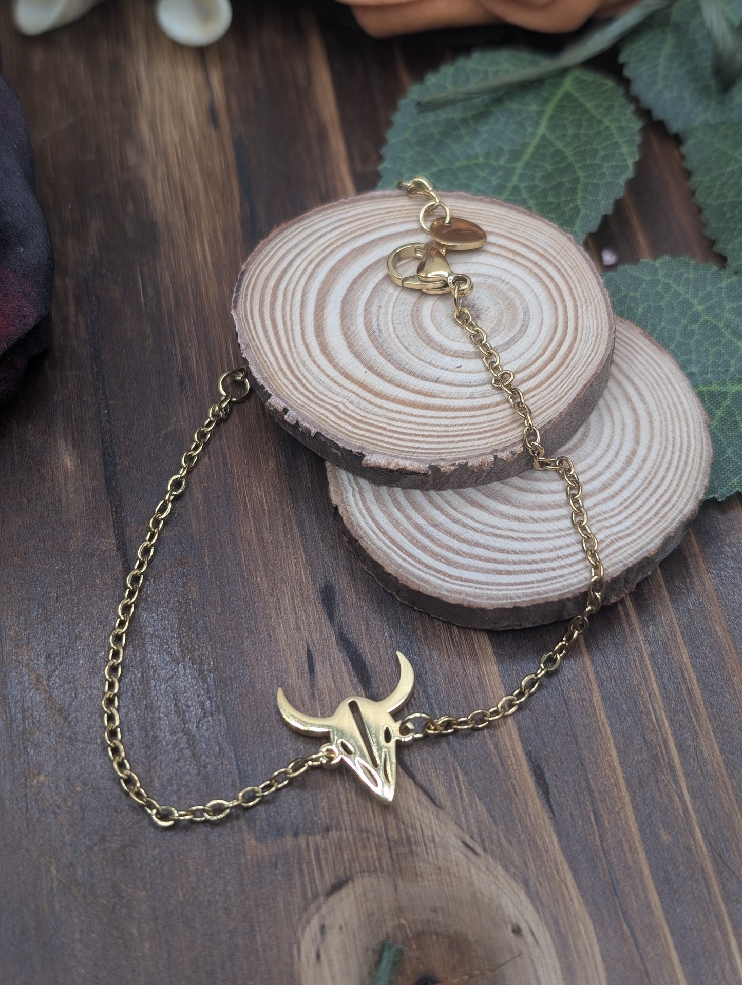 Longhorn Bracelet Gold