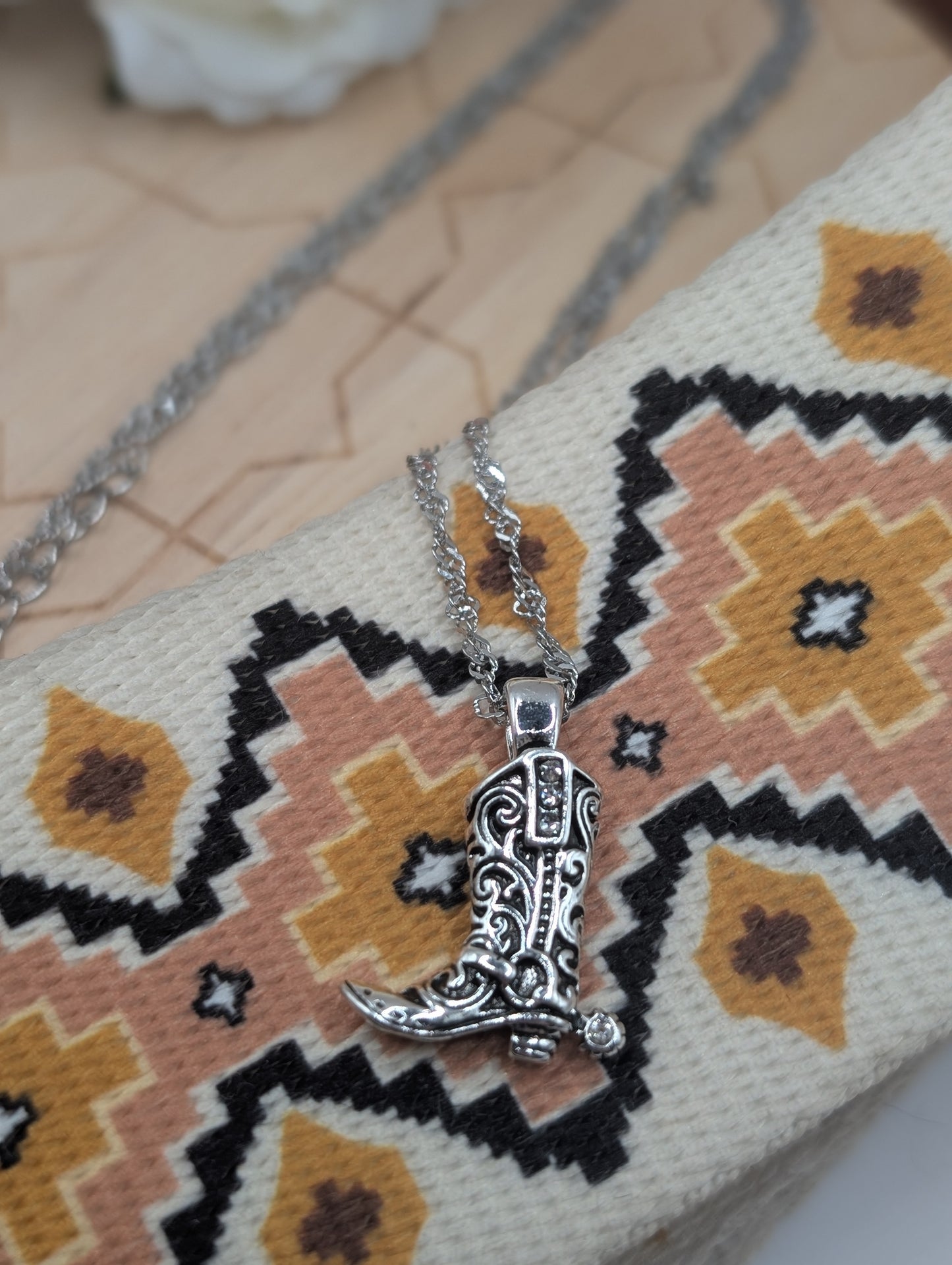 Silverado Nashville Boot Silver