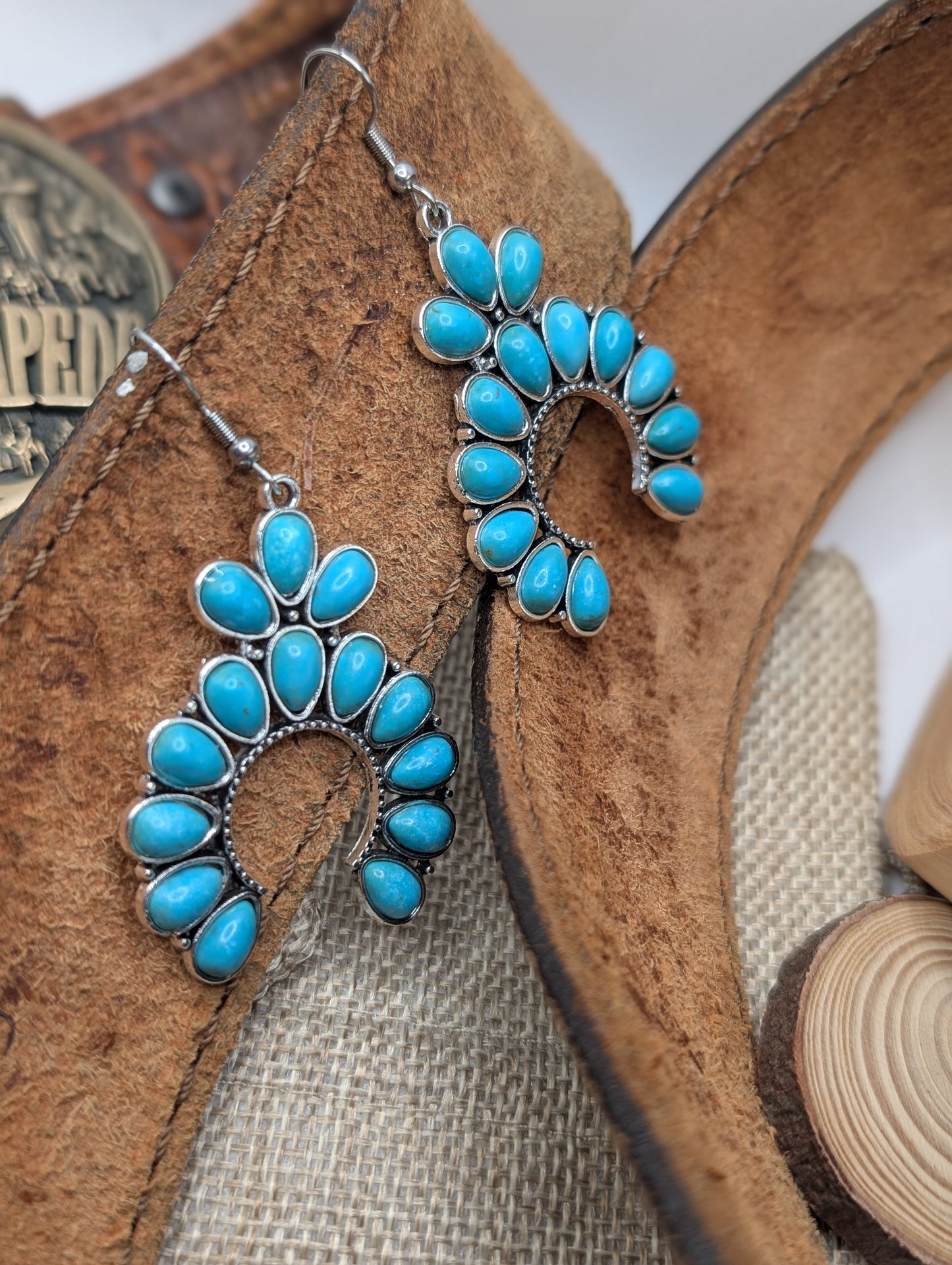 Turquoise Naja Earrings