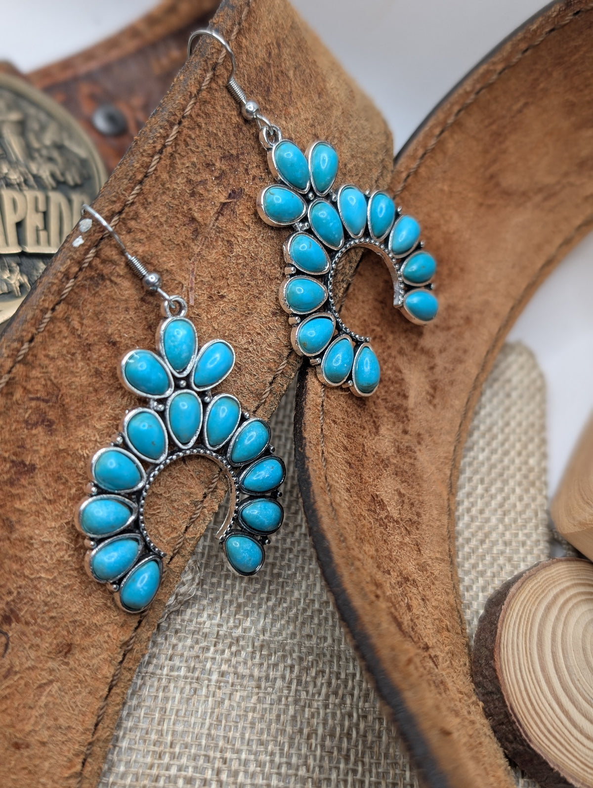 Turquoise Naja Earrings
