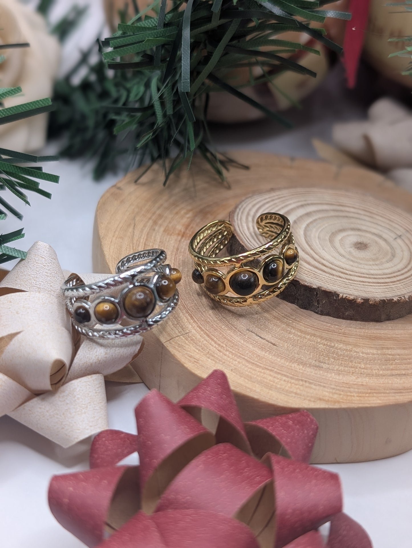 Phoenix Tigers Eye Ring