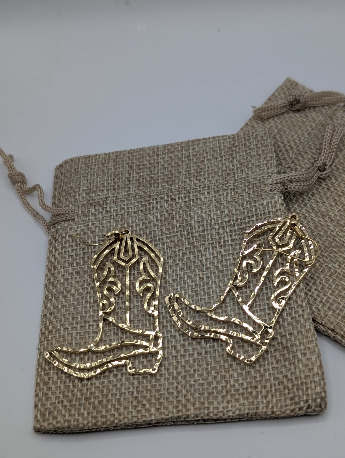 These Boots drop earrings