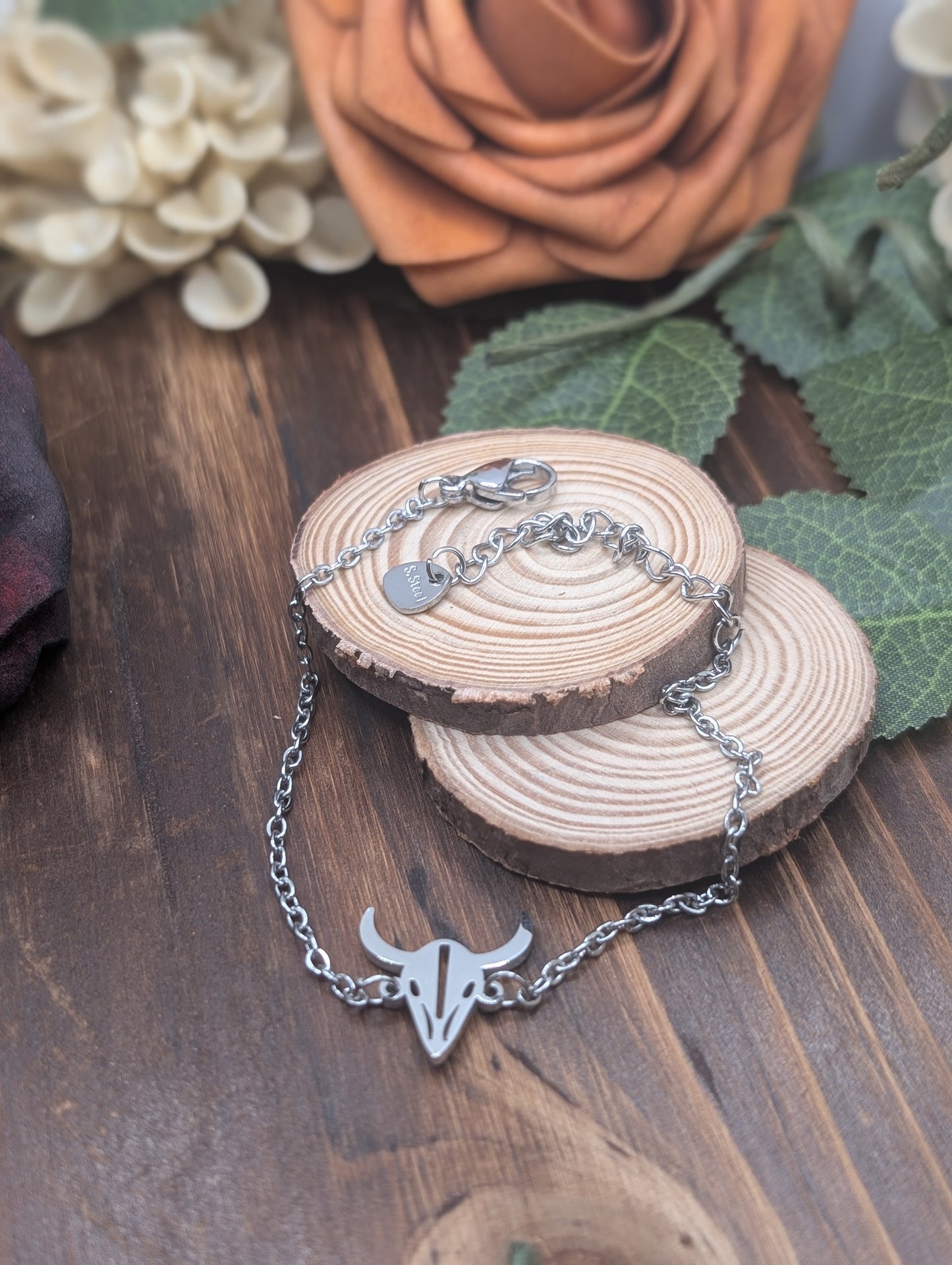 Longhorn Bracelet Silver