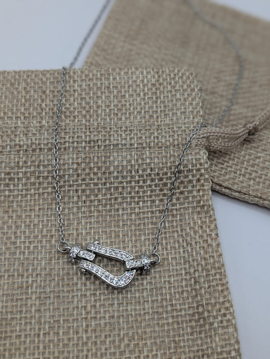 Western Buckle Necklace