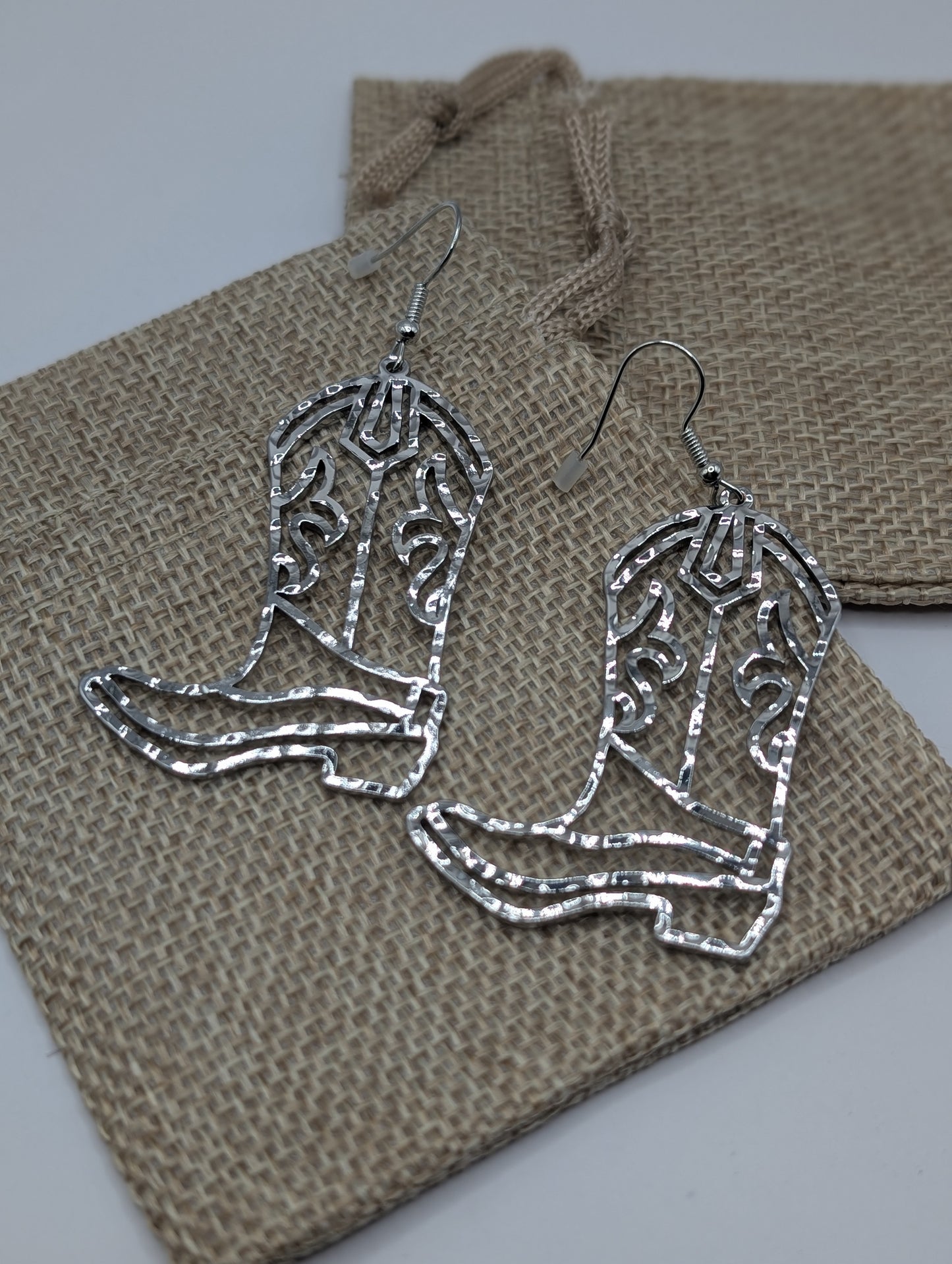 These Boots drop earrings