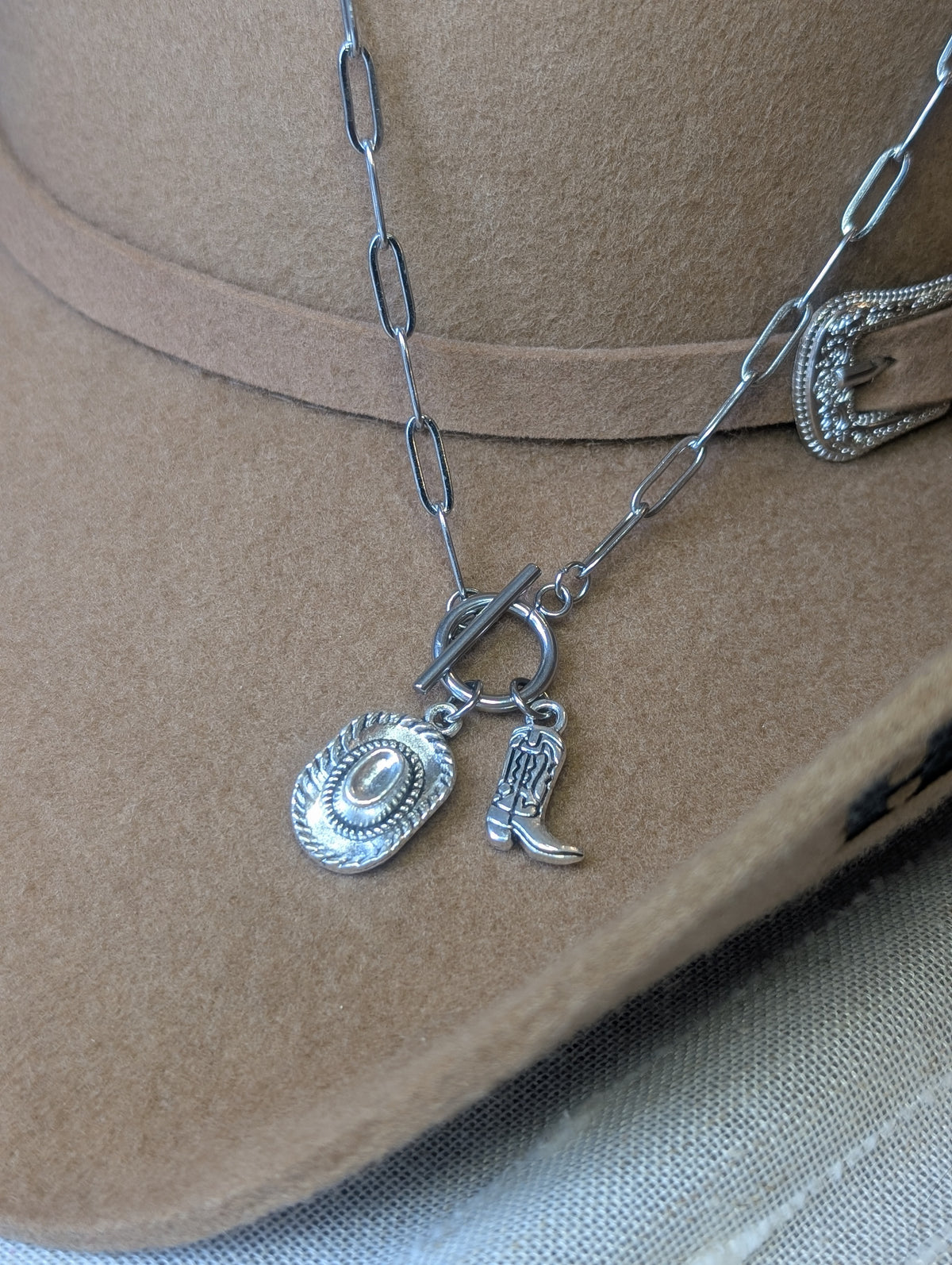 Corral charm necklace Silver