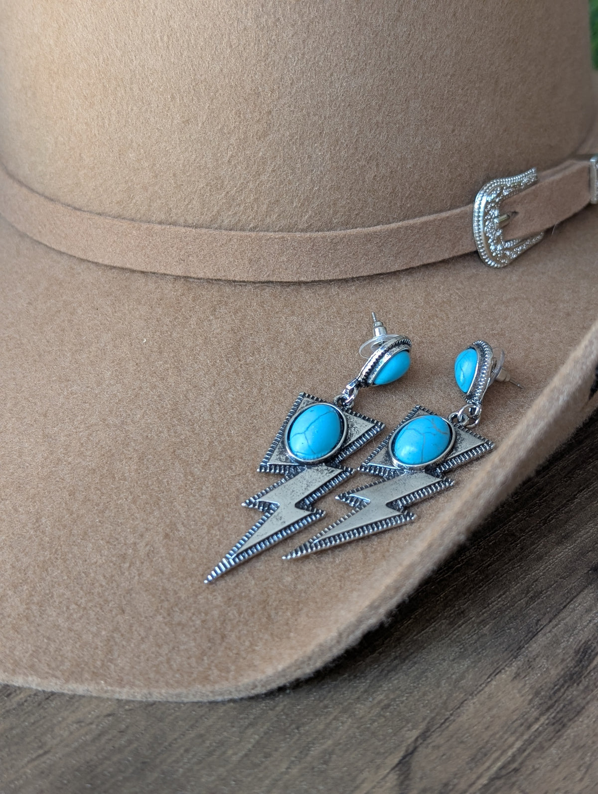 Turquoise Bolt Earrings