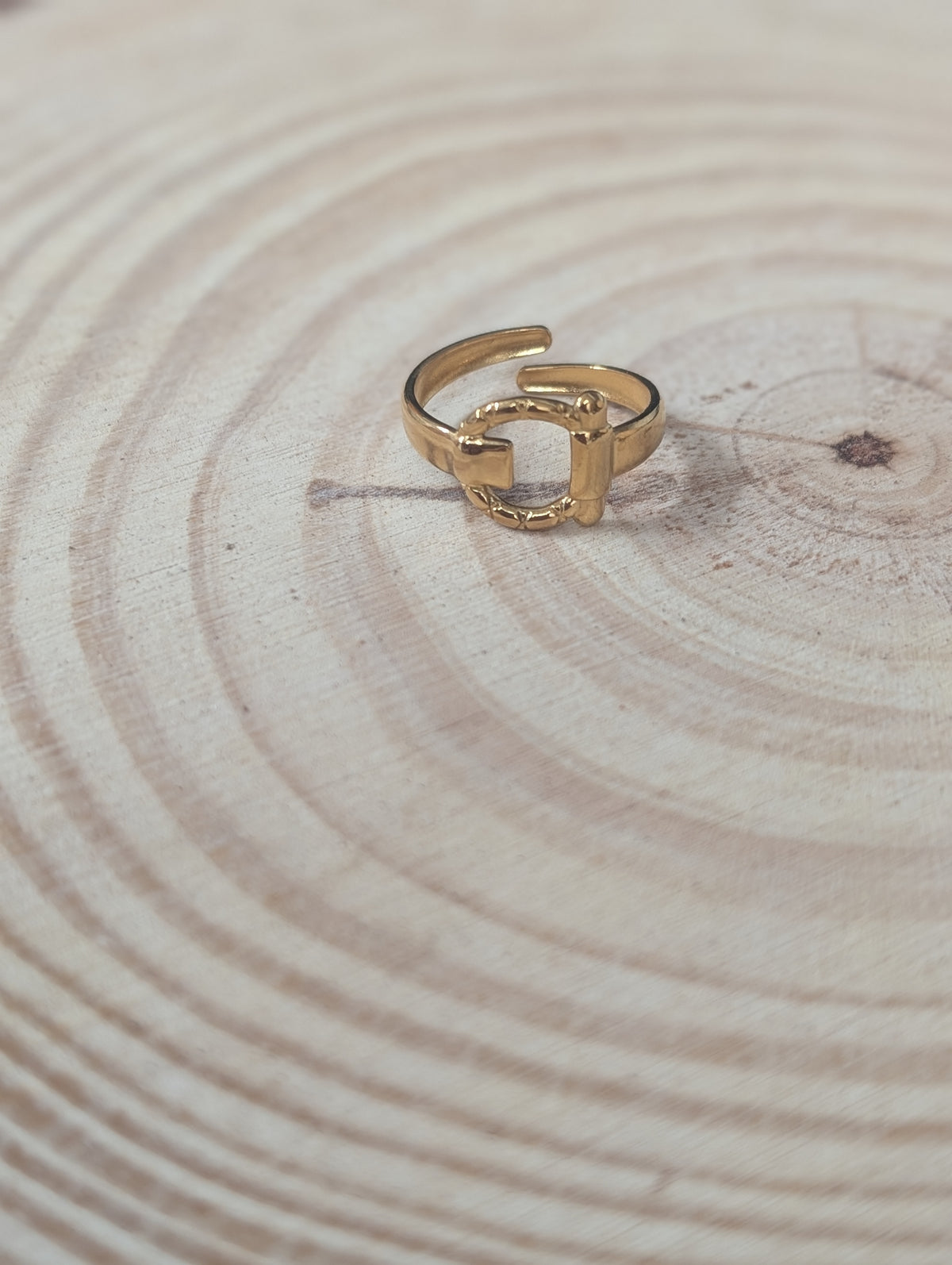 Buckle adjustable ring