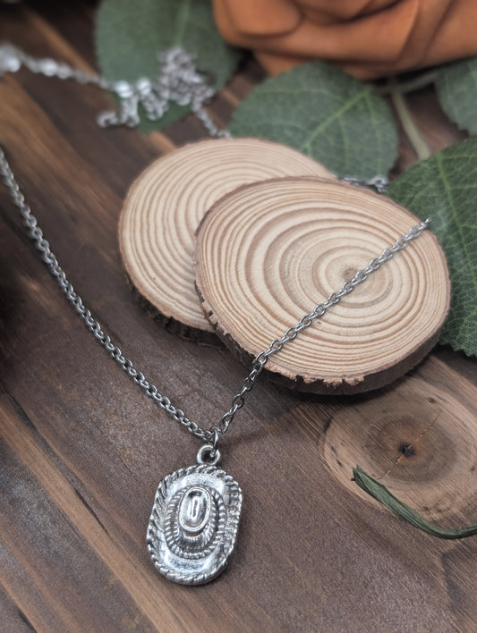 Wrangler necklace silver