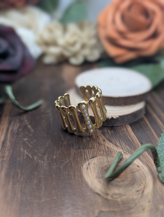 Bonecarver Gold Ring