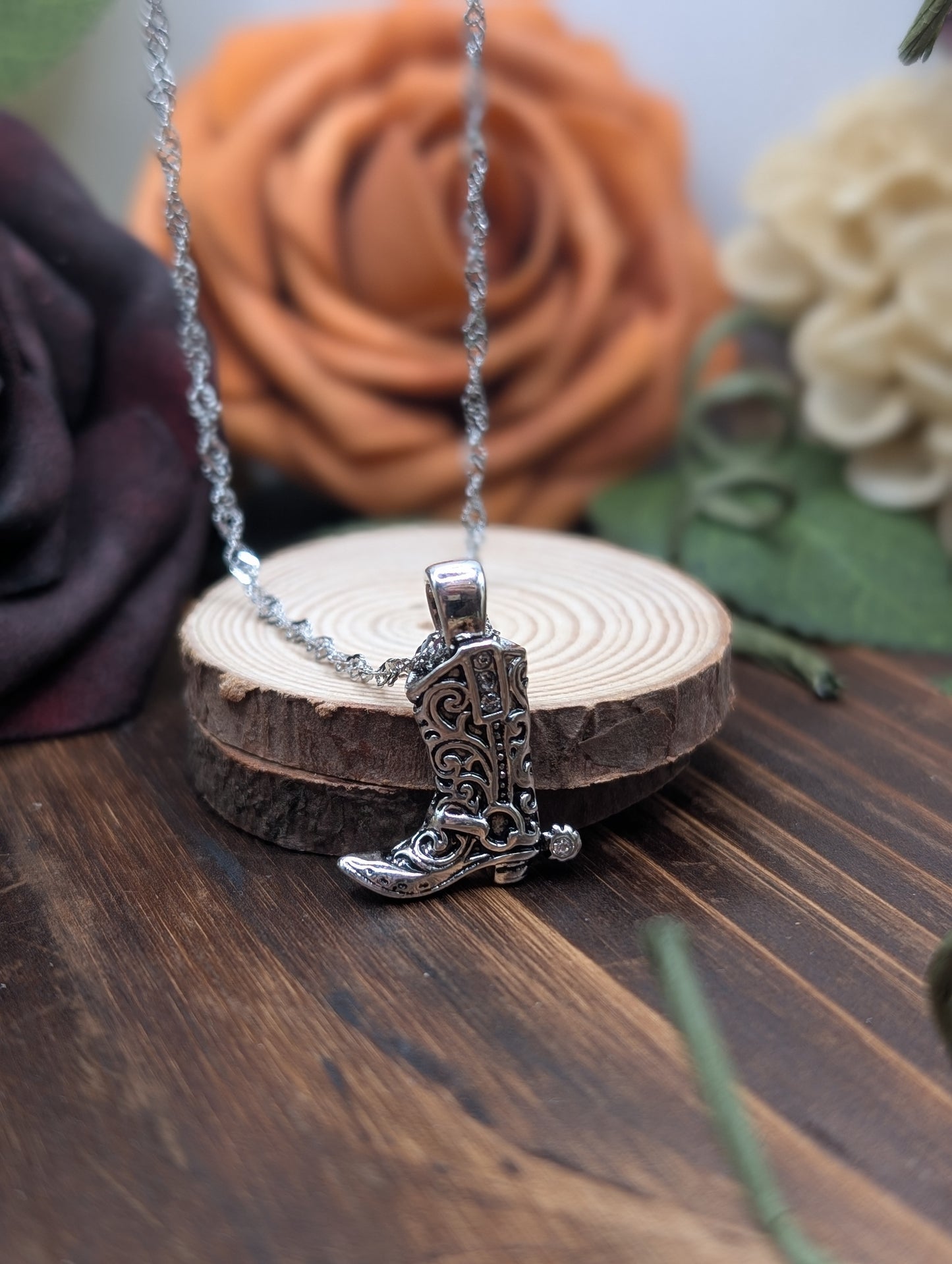 Silverado Nashville Boot Silver