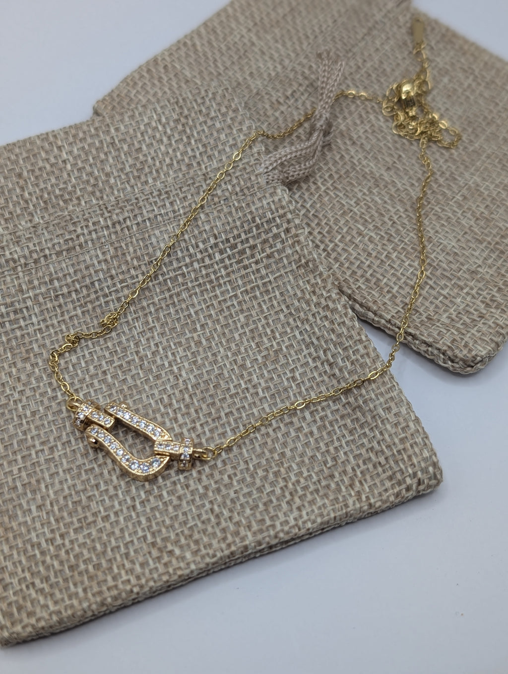 Western Buckle Necklace