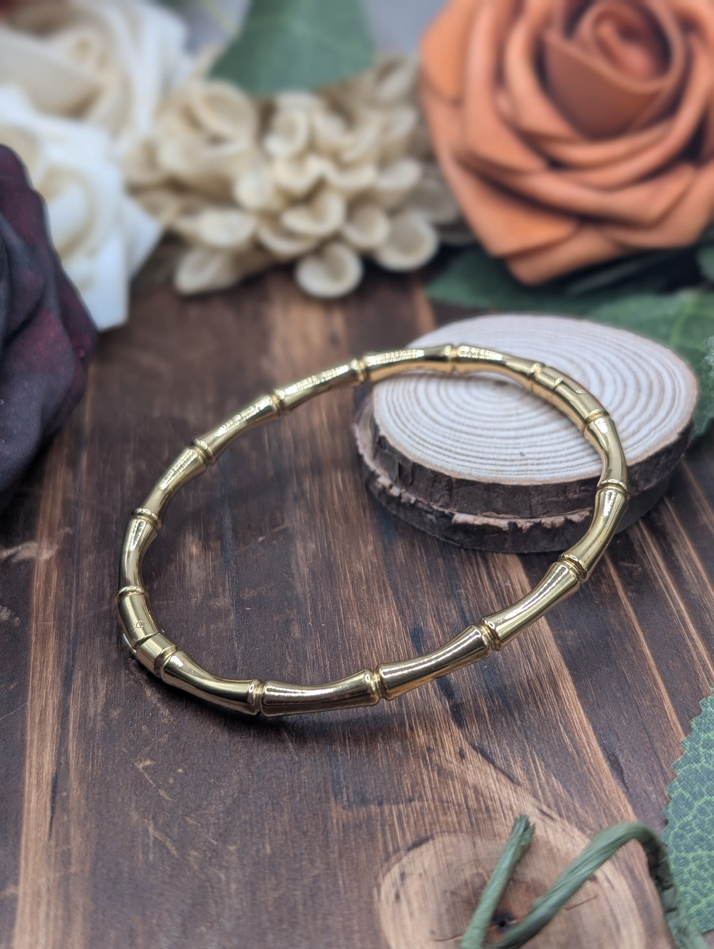 Bamboo Hinged Bangle