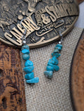 Turquoise Stone Drop Earrings