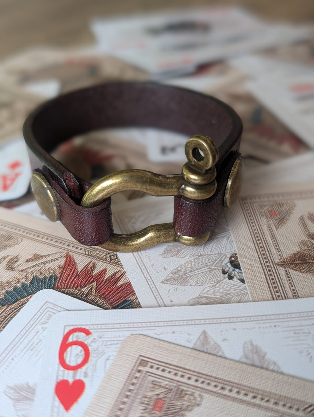 White Horse Wrist Cuff