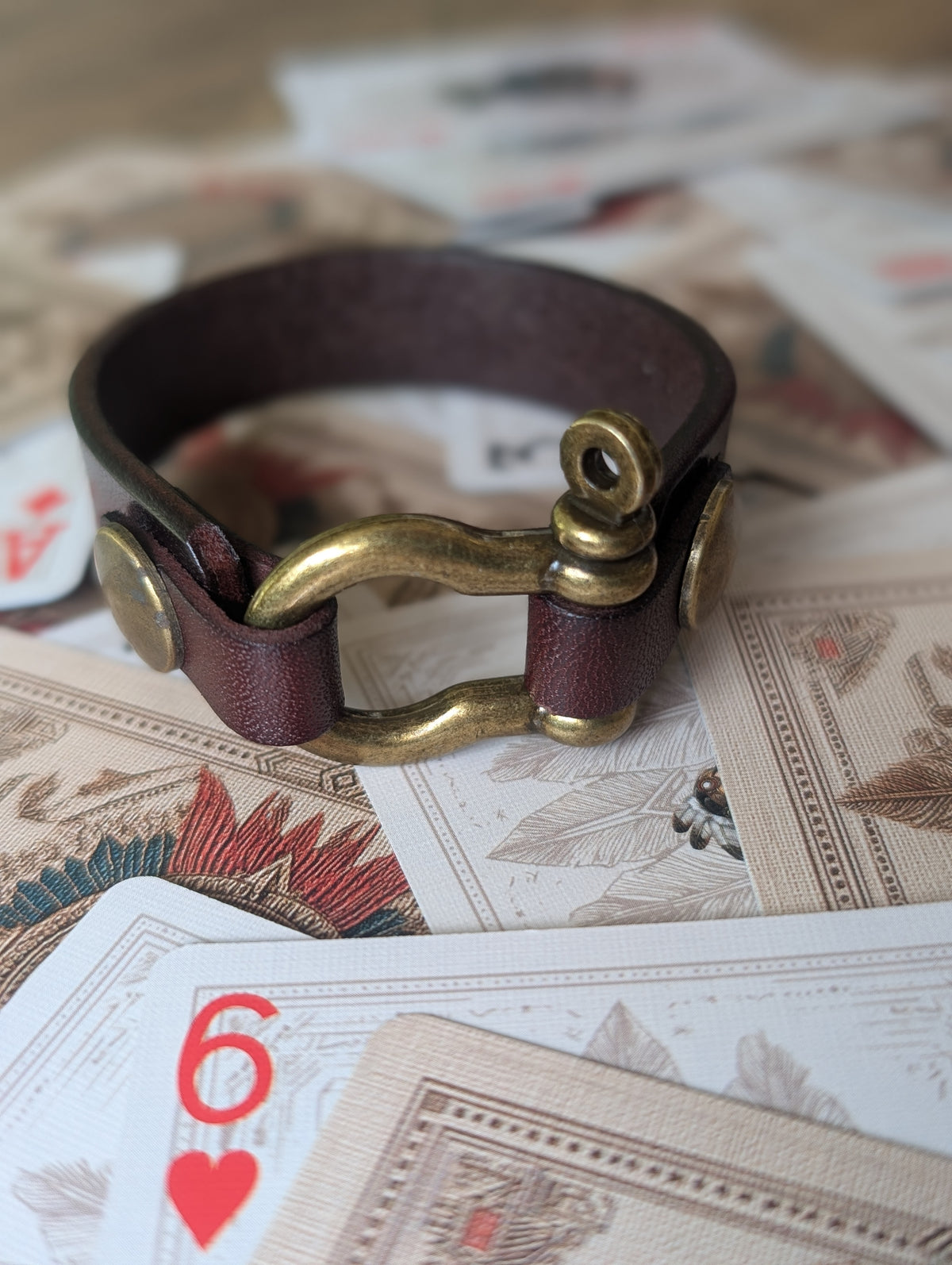 White Horse Wrist Cuff