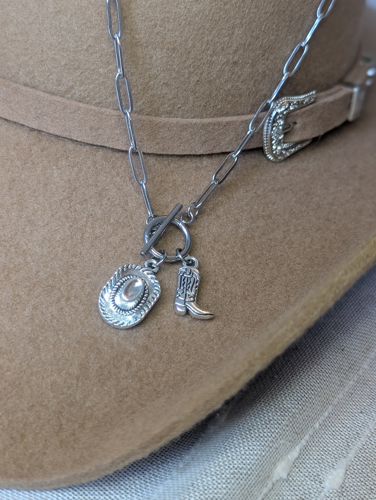 Corral charm necklace Silver