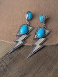 Turquoise Bolt Earrings