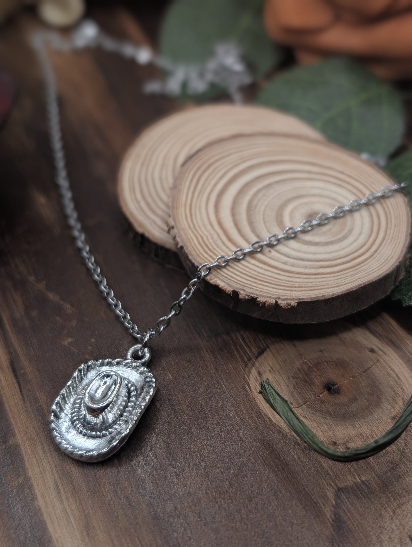 Wrangler necklace silver