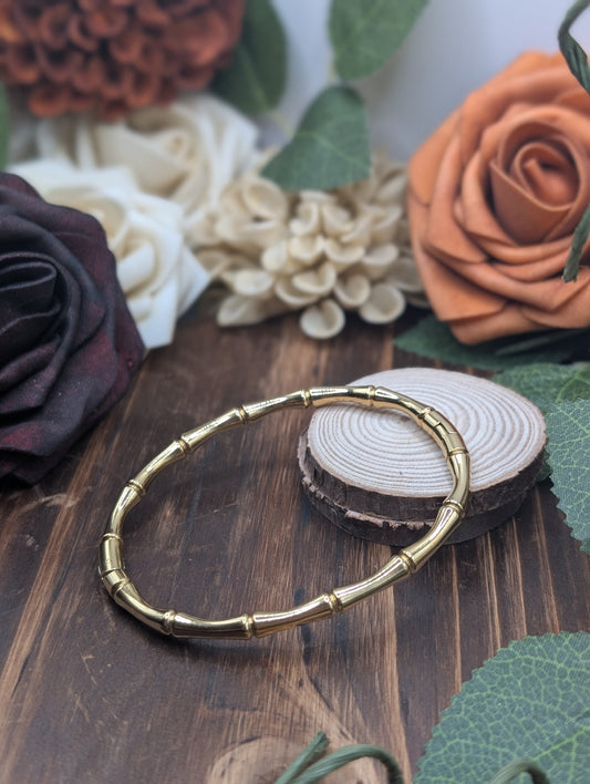 Bamboo Hinged Bangle