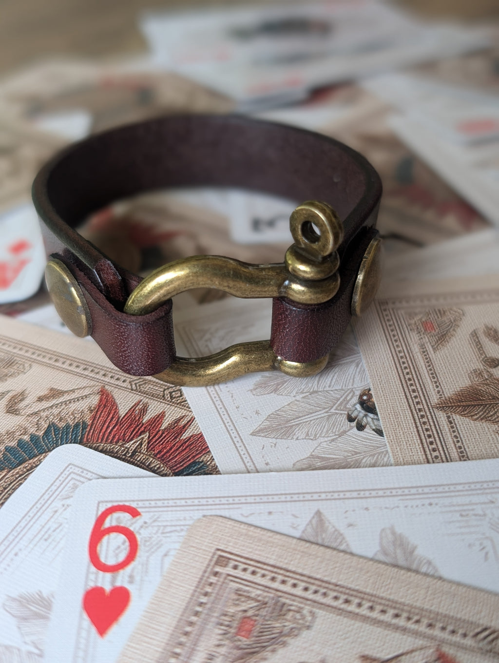 White Horse Wrist Cuff