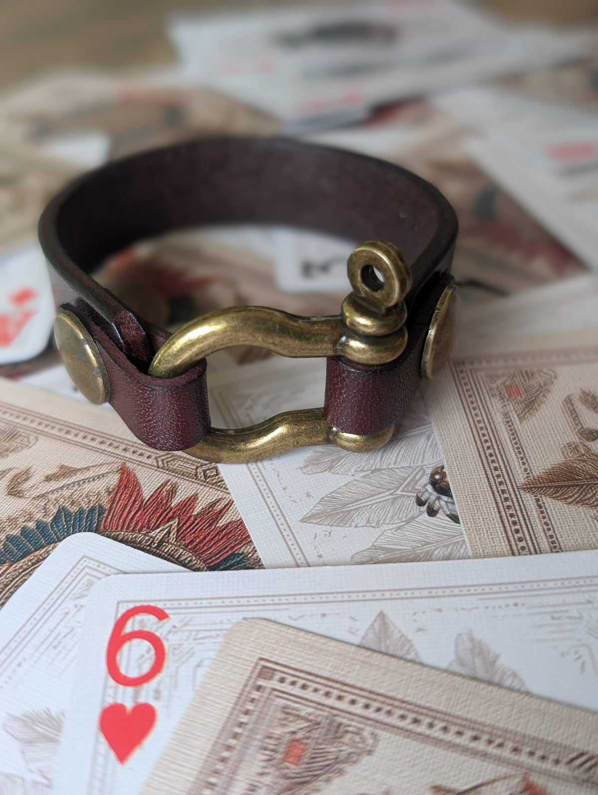 White Horse Wrist Cuff