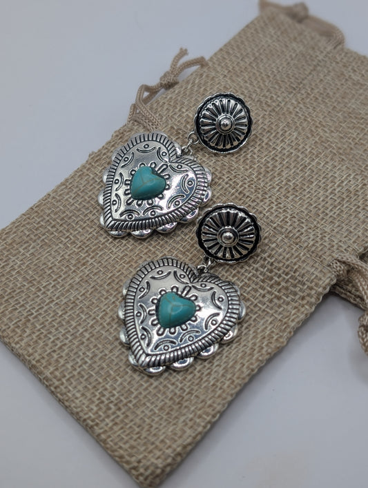 Lainey Turquoise Drop Earrings