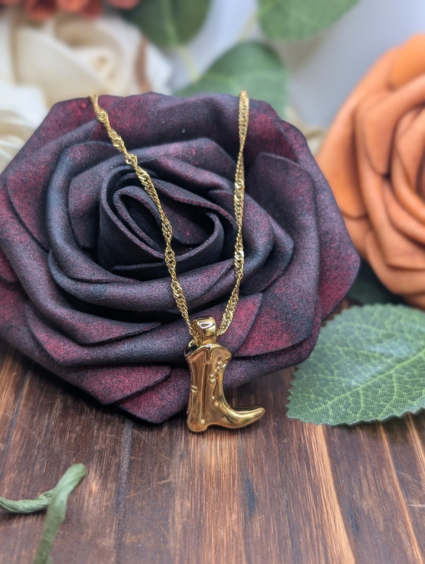 Broadway Boot Necklace