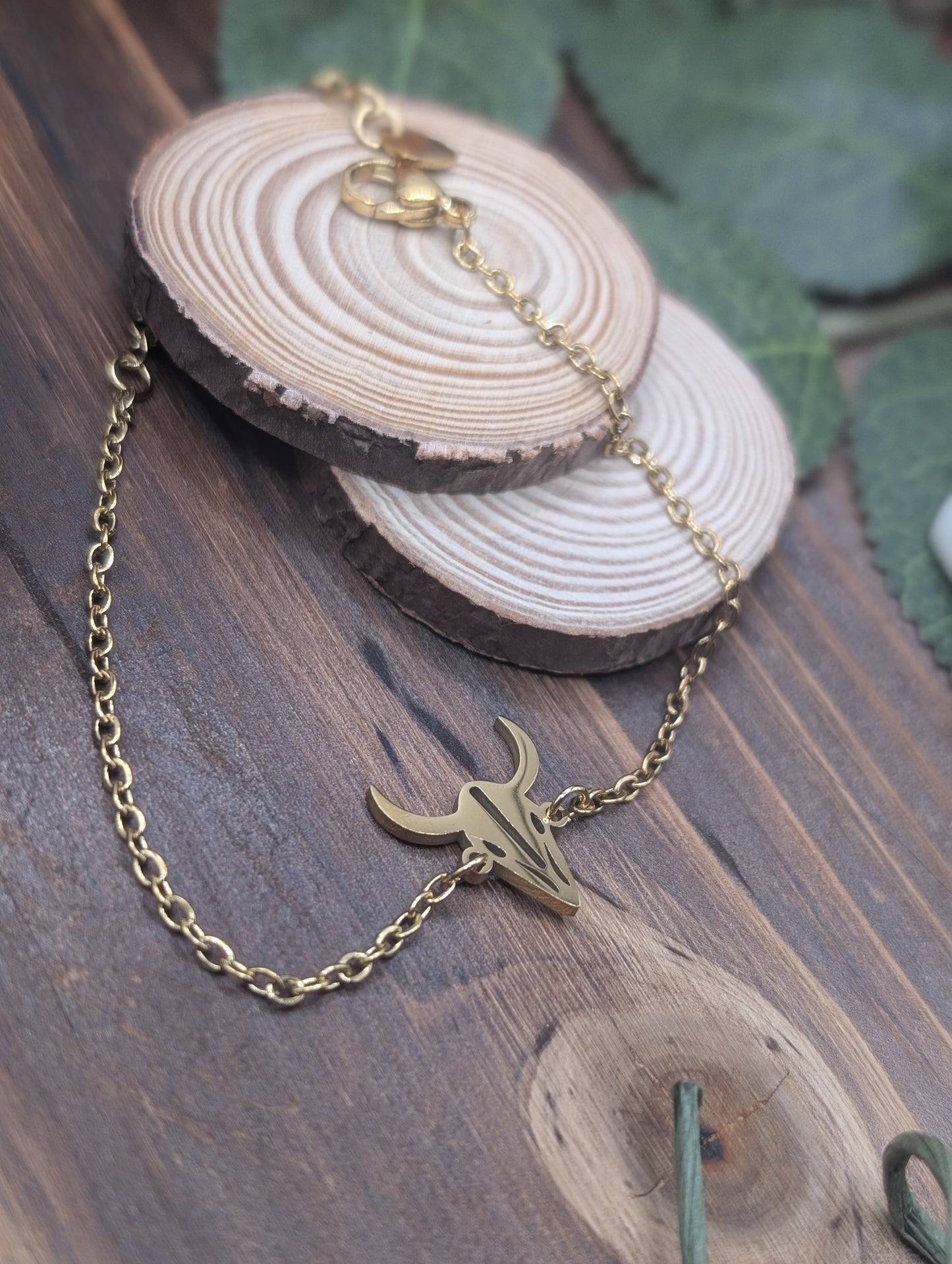 Longhorn Bracelet Gold