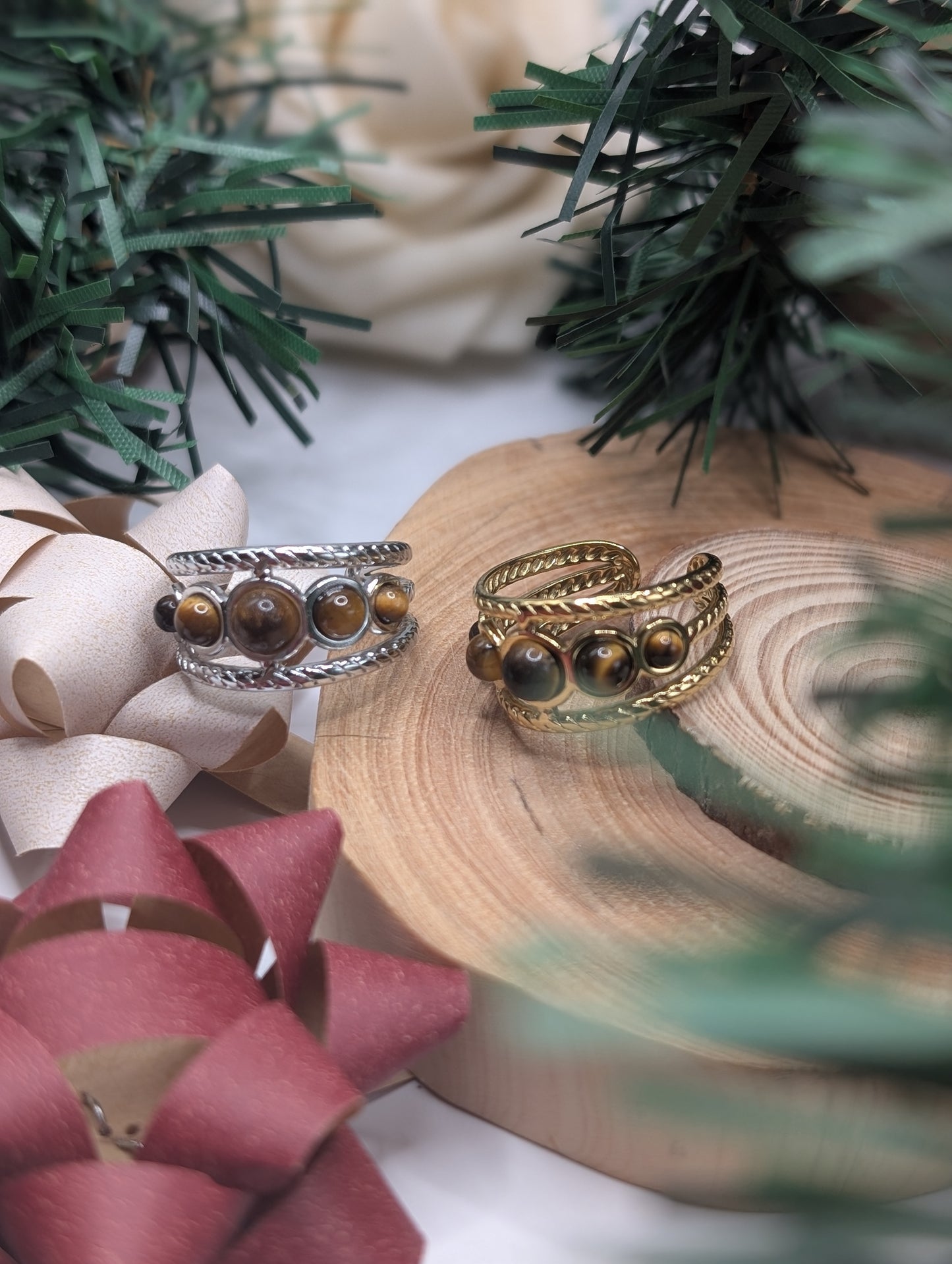 Phoenix Tigers Eye Ring